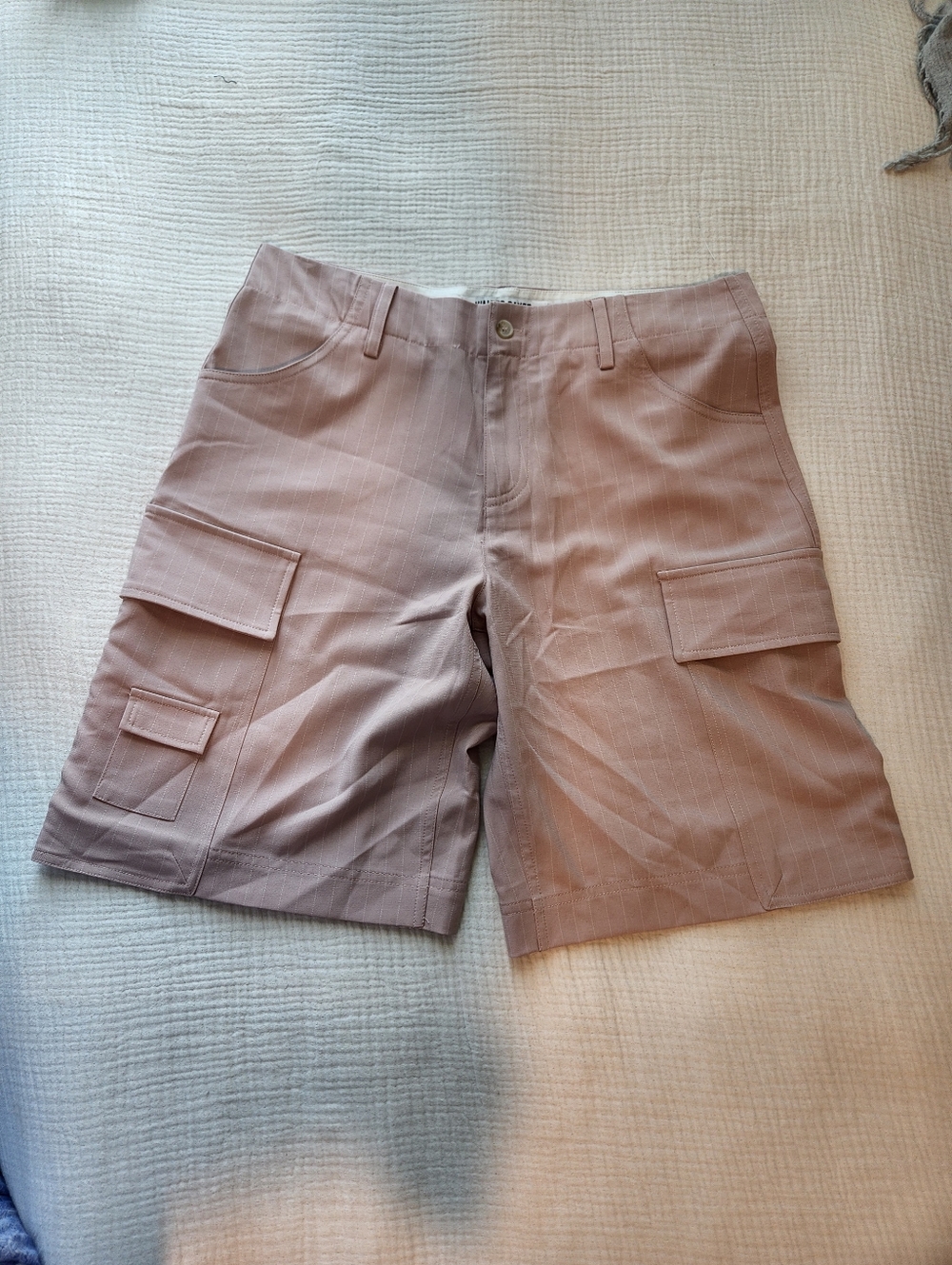 Walter Baker Pink Pinstripe Shorts